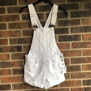 *NWT* White Charlotte Ruse Overalls